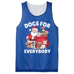 Dogs For Everybody Dog Lover Santa Claus Christmas Xmas Great Gift Mesh Reversible Basketball Jersey Tank