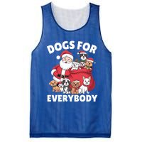 Dogs For Everybody Dog Lover Santa Claus Christmas Xmas Great Gift Mesh Reversible Basketball Jersey Tank