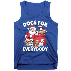 Dogs For Everybody Dog Lover Santa Claus Christmas Xmas Great Gift Tank Top