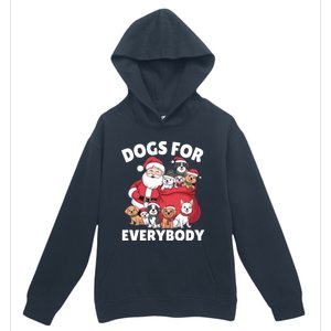 Dogs For Everybody Dog Lover Santa Claus Christmas Xmas Great Gift Urban Pullover Hoodie