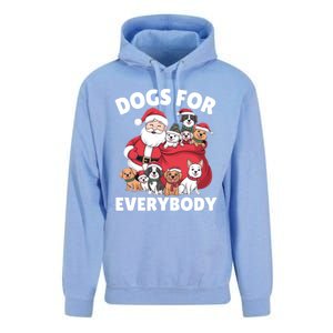 Dogs For Everybody Dog Lover Santa Claus Christmas Xmas Great Gift Unisex Surf Hoodie