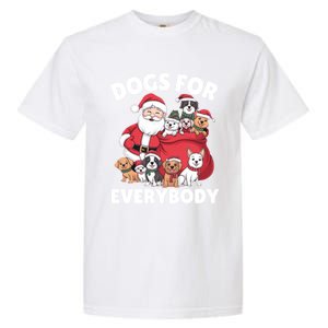 Dogs For Everybody Dog Lover Santa Claus Christmas Xmas Great Gift Garment-Dyed Heavyweight T-Shirt