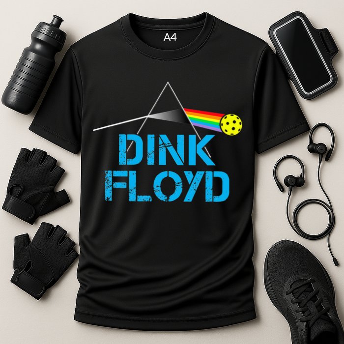 Dink Floyd Funny Pickleball Gift Cooling Performance Crew T-Shirt