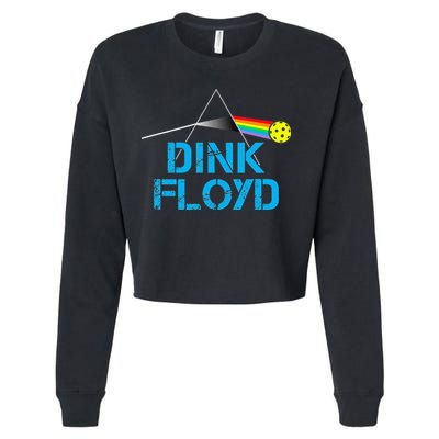 Dink Floyd Funny Pickleball Gift Cropped Pullover Crew