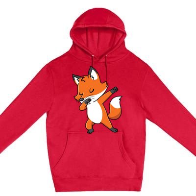 Dabbing Fox For Fox Lover Premium Pullover Hoodie