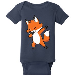 Dabbing Fox For Fox Lover Baby Bodysuit