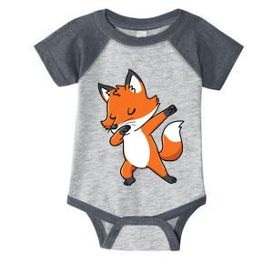 Dabbing Fox For Fox Lover Infant Baby Jersey Bodysuit