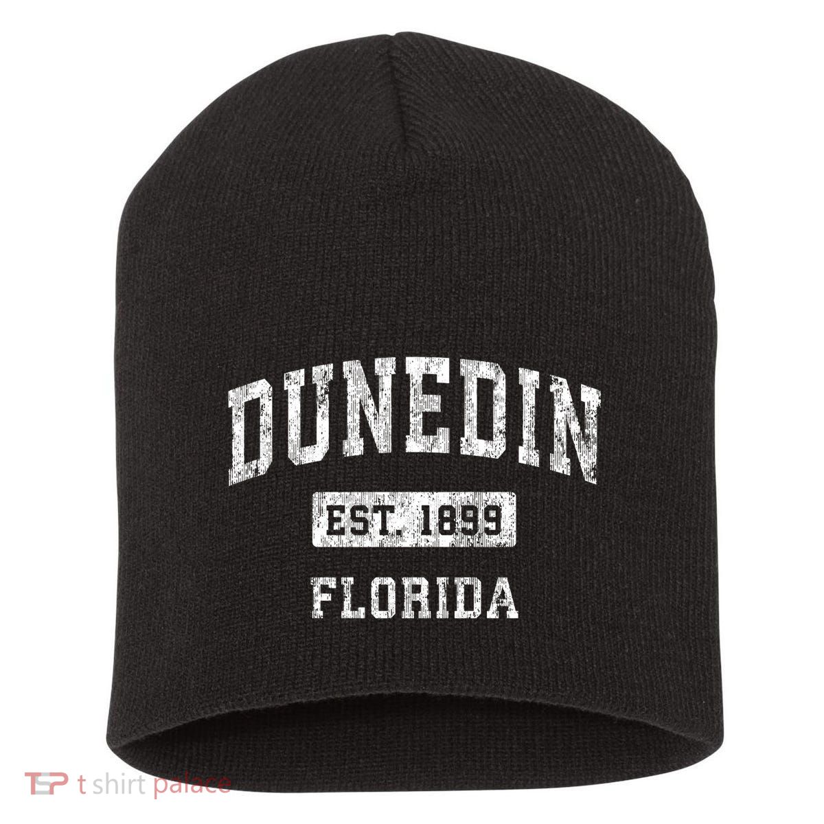 Dunedin Florida Fl Vintage Established Sports Short Acrylic Beanie