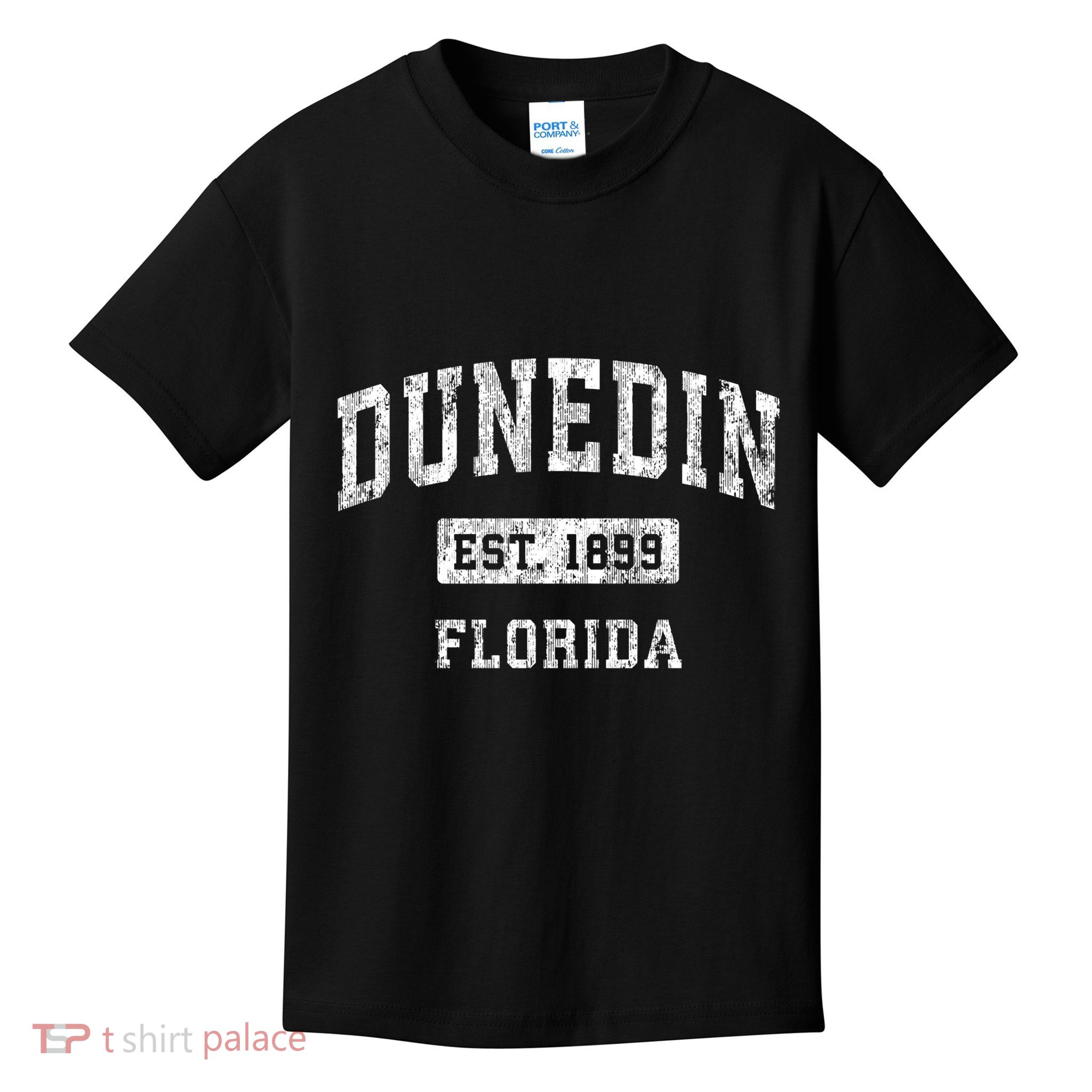 Dunedin Florida Fl Vintage Established Sports Kids T-Shirt