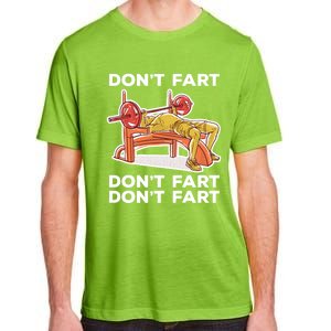 Don't Fart Funny Fitness Gym Workout Vinatge Gift Adult ChromaSoft Performance T-Shirt