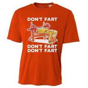 Don't Fart Funny Fitness Gym Workout Vinatge Gift Cooling Performance Crew T-Shirt