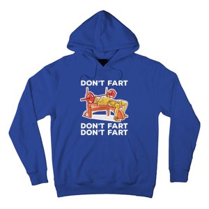 Don't Fart Funny Fitness Gym Workout Vinatge Gift Hoodie