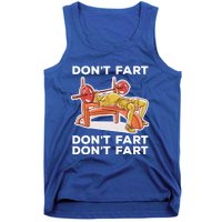 Don't Fart Funny Fitness Gym Workout Vinatge Gift Tank Top