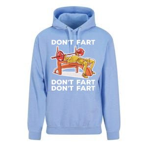 Don't Fart Funny Fitness Gym Workout Vinatge Gift Unisex Surf Hoodie