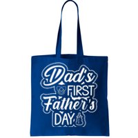 Dads First Fathers Day Meaningful Gift Tote Bag