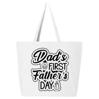 Dads First Fathers Day Meaningful Gift 25L Jumbo Tote