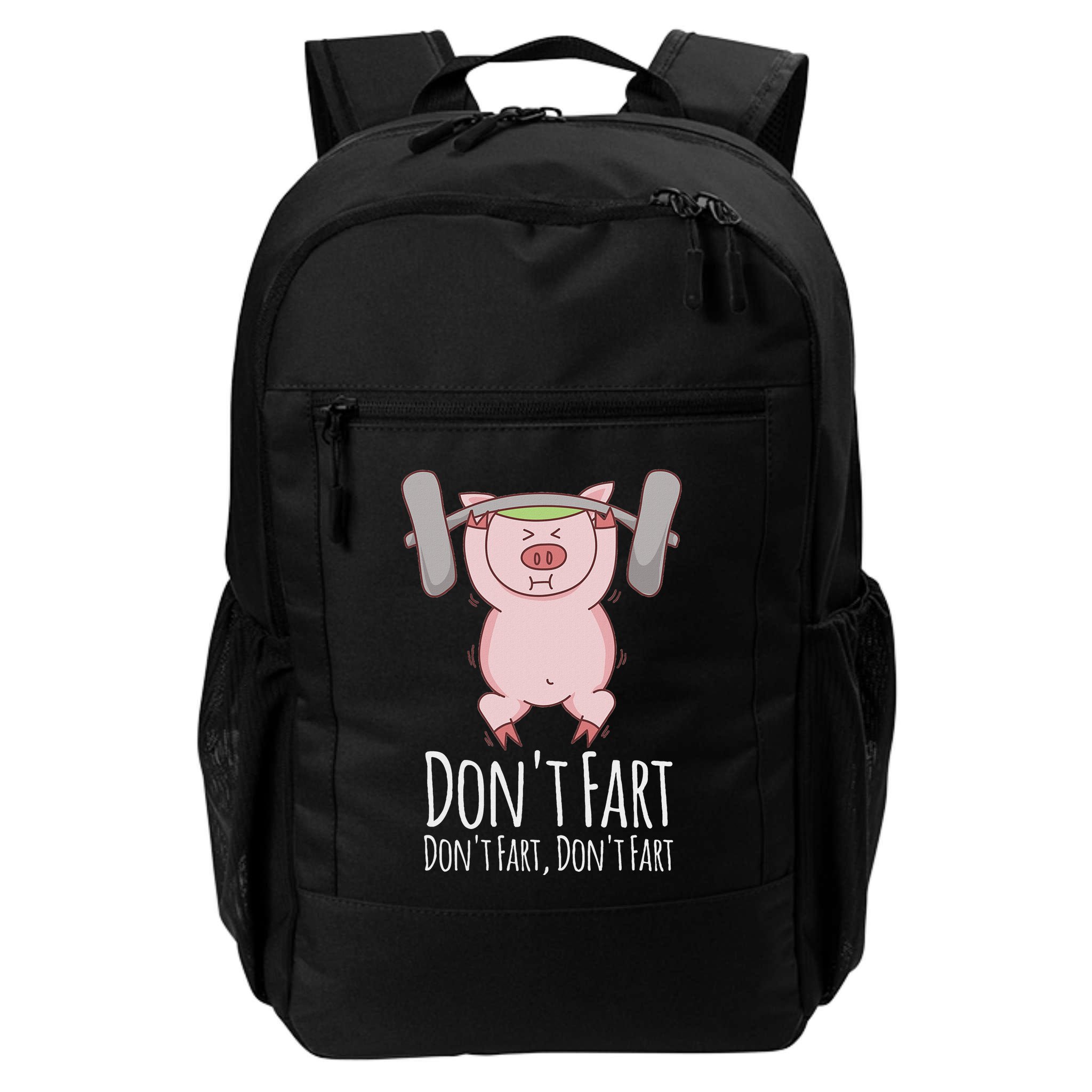 DonT Fart Funny Fitness Gym Workout Squats Backpack