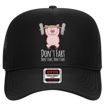 DonT Fart Funny Fitness Gym Workout Squats Trucker Hat