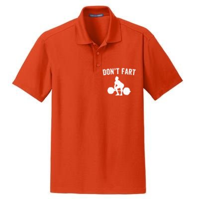 Don't Fart Funny Weight Lifting Gym Workout Fitness Weights Great Gift Dry Zone Grid Polo