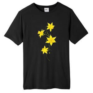 Daffodils Flower Floral Spring Design Easter Tall Fusion ChromaSoft Performance T-Shirt