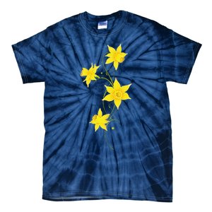 Daffodils Flower Floral Spring Design Easter Tie-Dye T-Shirt