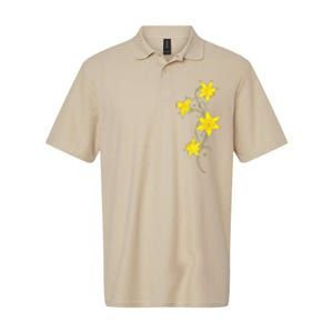 Daffodils Flower Floral Spring Design Easter Softstyle Adult Sport Polo