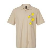 Daffodils Flower Floral Spring Design Easter Softstyle Adult Sport Polo