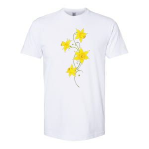 Daffodils Flower Floral Spring Design Easter Softstyle CVC T-Shirt