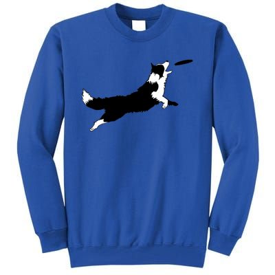 Dog Fetch Frisbee Border Collie Cool Gift Dog Lover Gift Meaningful Gift Tall Sweatshirt