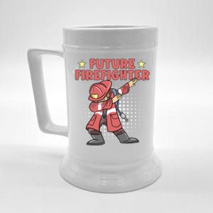 Dabbing Future Firefighter Fire Gift Beer Stein