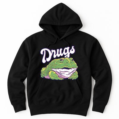 Drugs Frog Funny Hoodie