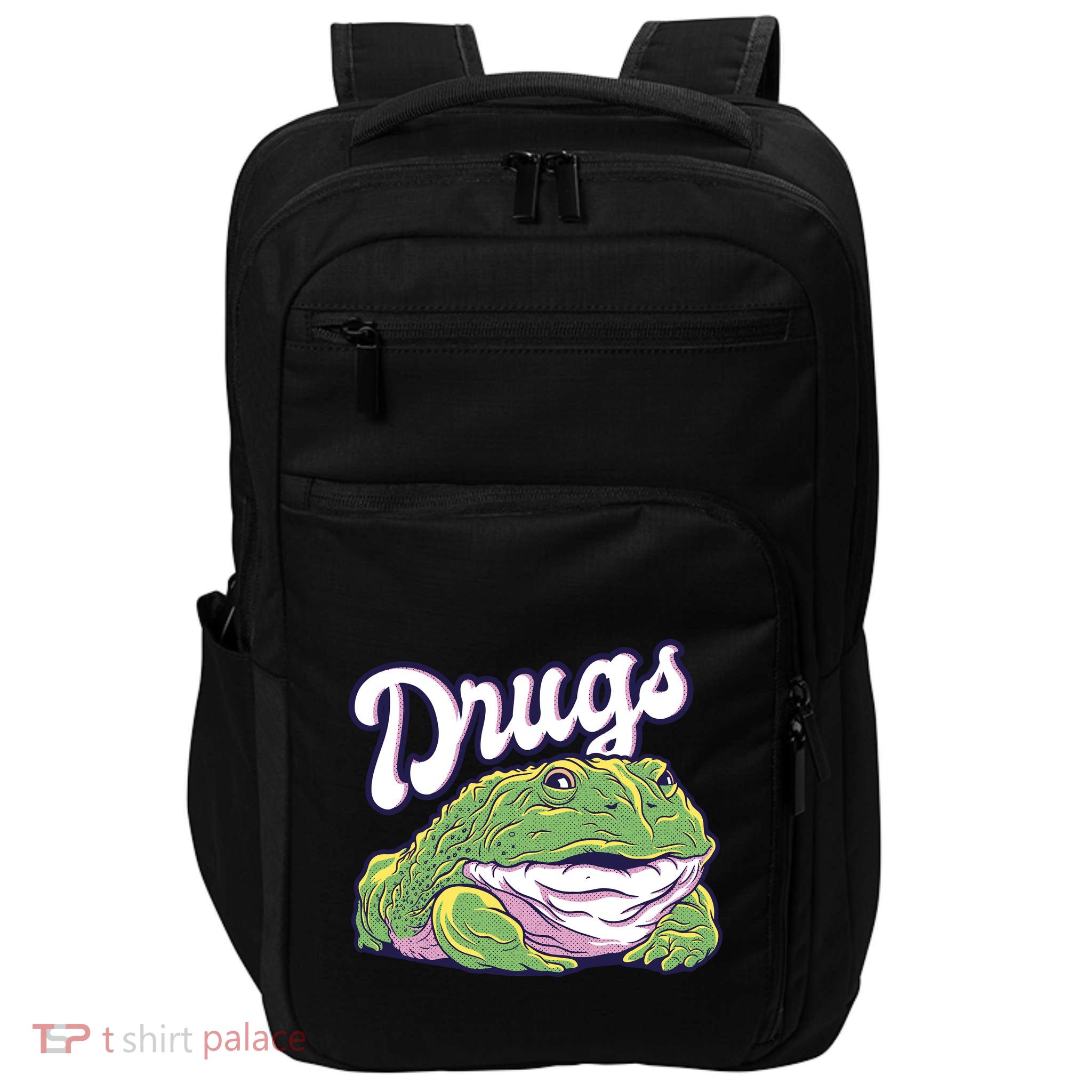 Drugs Frog Funny Impact Tech Backpack