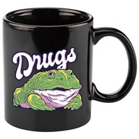 Drugs Frog Funny 11oz C Handle Ceramic Mug