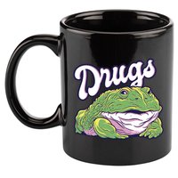 Drugs Frog Funny 11oz C Handle Ceramic Mug