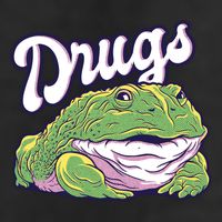 Drugs Frog Funny 11oz C Handle Ceramic Mug