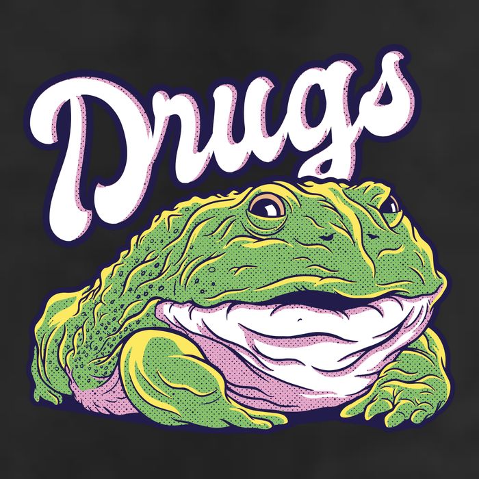 Drugs Frog Funny 11oz C Handle Ceramic Mug