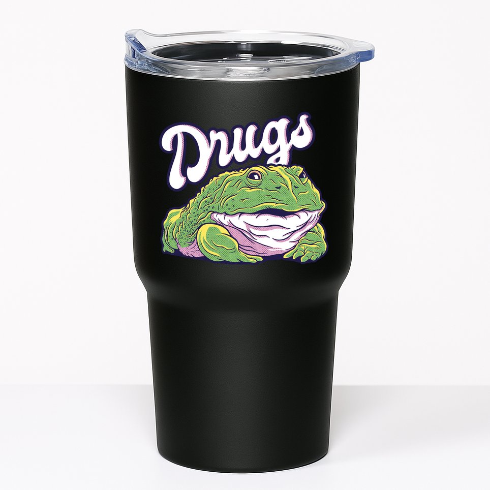 Drugs Frog Funny Tumbler