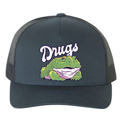 Drugs Frog Funny Yupoong Adult 5-Panel Trucker Hat