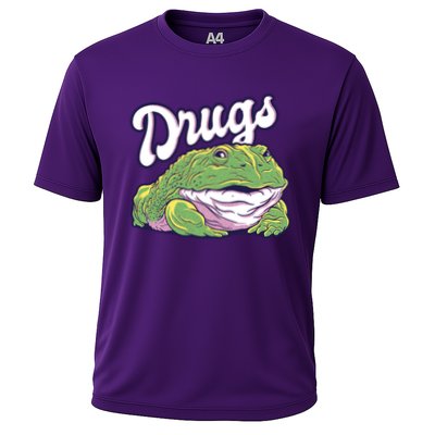 Drugs Frog Funny Performance Shirt