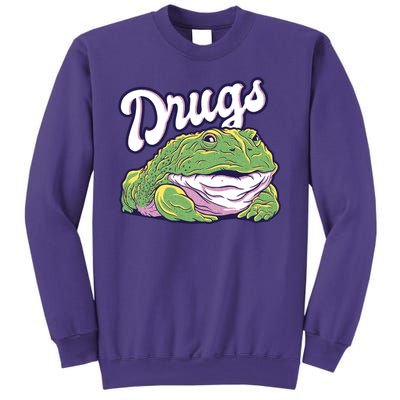 Drugs Frog Funny Sweatshirt