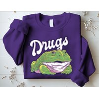 Drugs Frog Funny Sweatshirt
