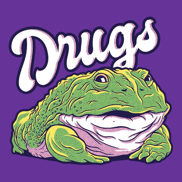 Drugs Frog Funny Sweatshirt