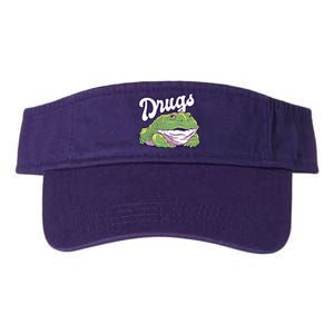 Drugs Frog Funny Valucap Bio-Washed Visor