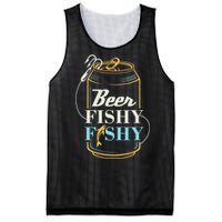 Dad Fishing for Beer Fishy Novelty Mesh Reversible Basketball Jersey Tank