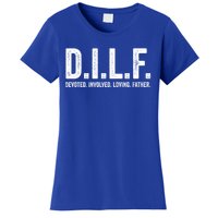 Dilf Funny Fathers Day Gift For Dad Gift Women's T-Shirt