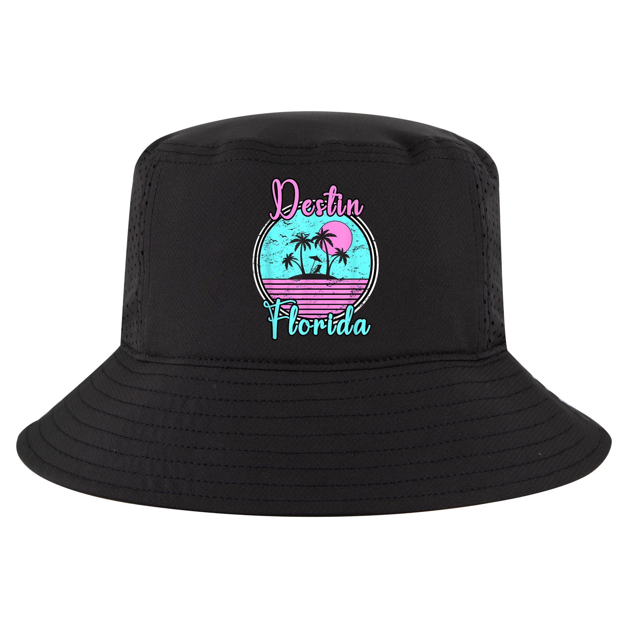Destin Florida Fl Beach Travel Souvenir Gift. Cool Comfort Performance Bucket Hat