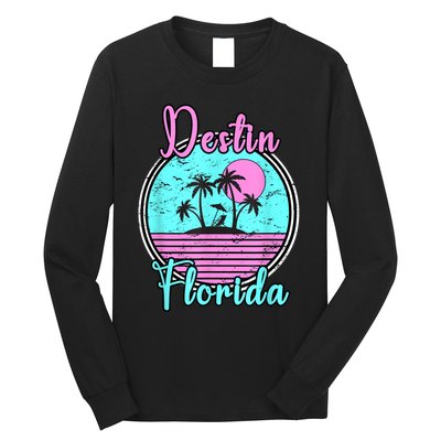 Destin Florida Fl Beach Travel Souvenir Gift. Long Sleeve Shirt