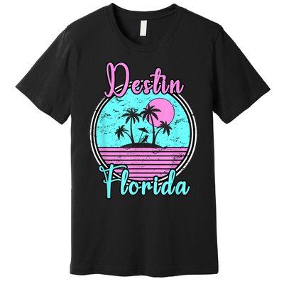 Destin Florida Fl Beach Travel Souvenir Gift. Premium T-Shirt