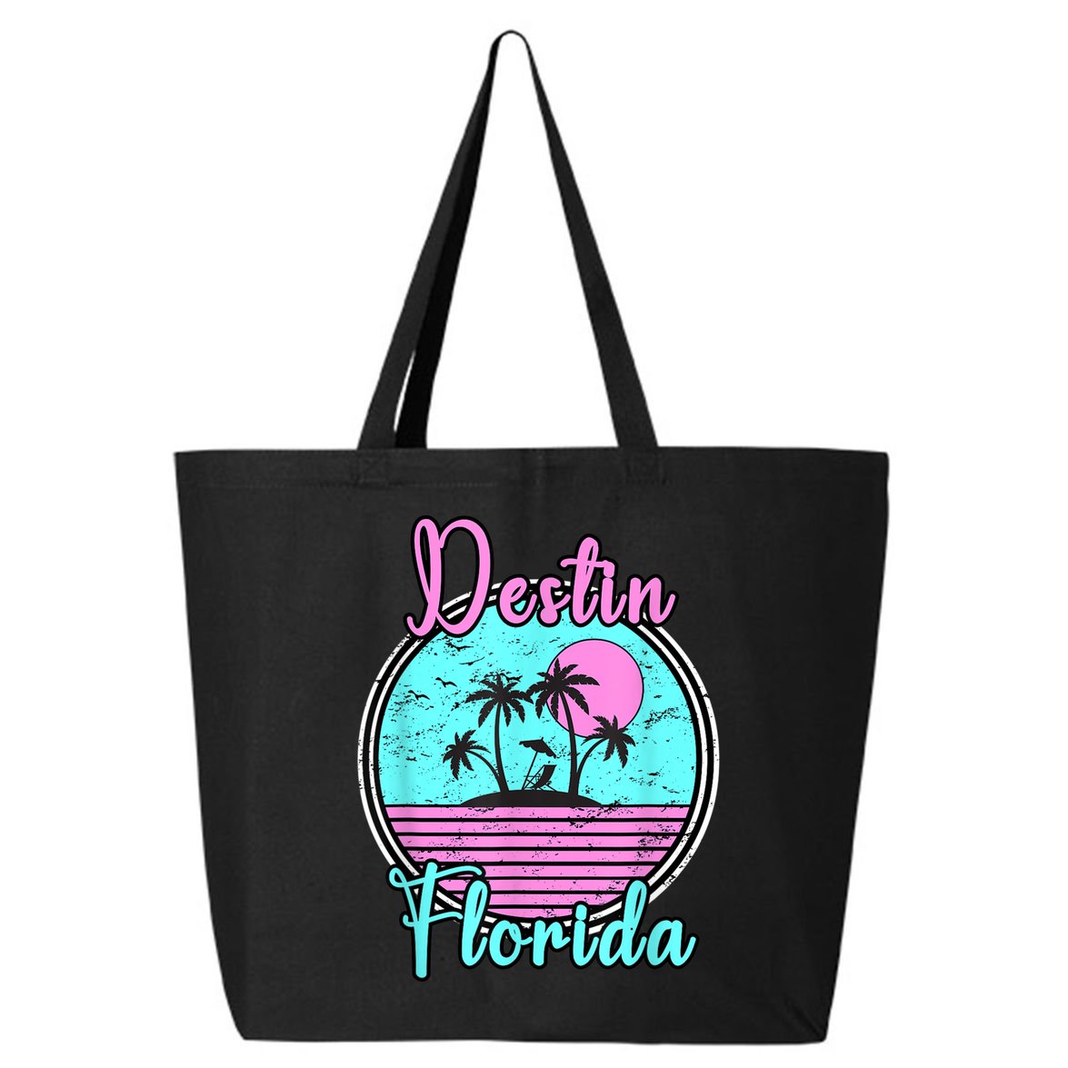 Destin Florida Fl Beach Travel Souvenir Gift. 25L Jumbo Tote