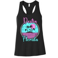 Destin Florida Fl Beach Travel Souvenir Gift. Women's Racerback Tank